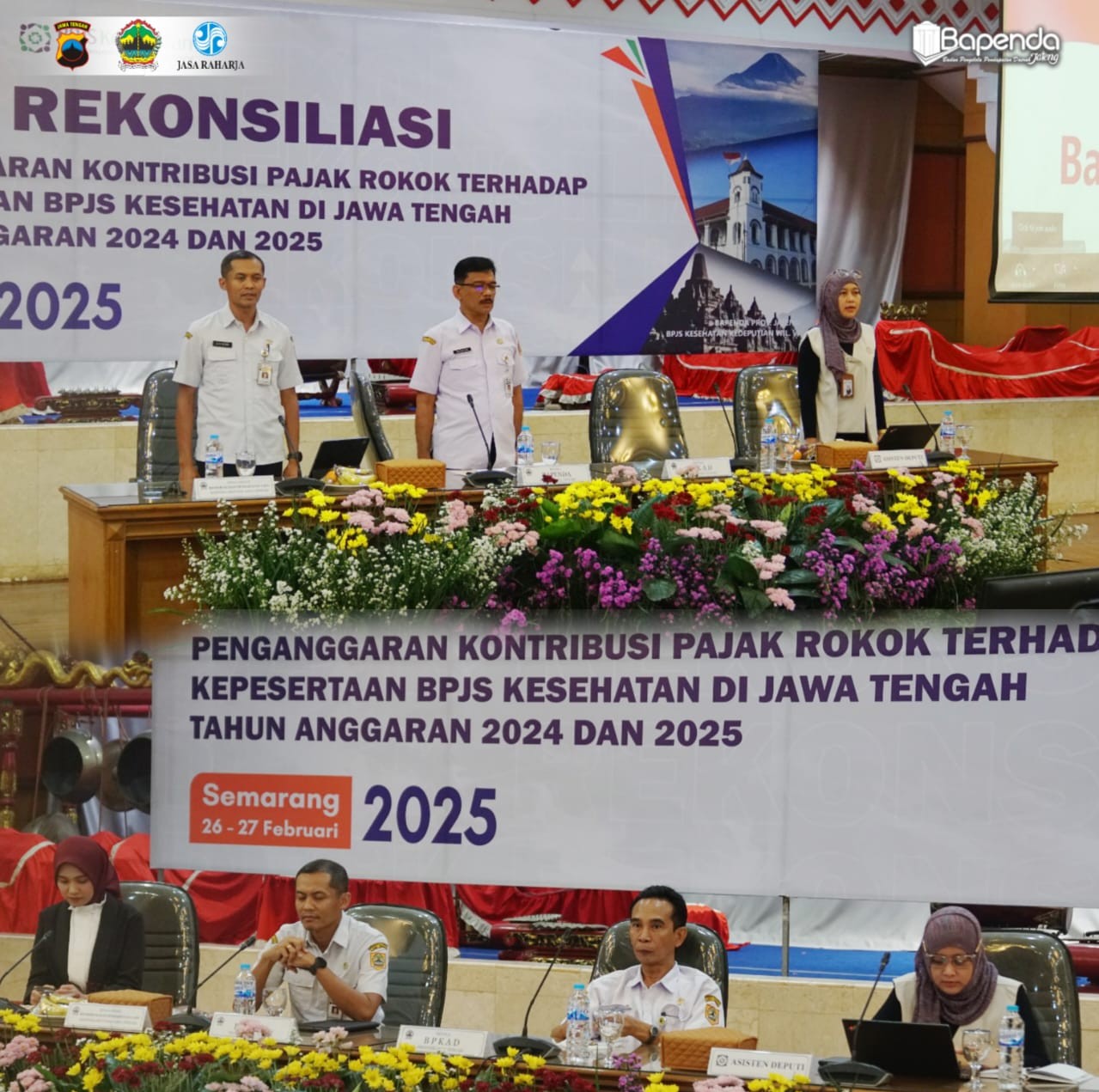 Desk Rekonsiliasi Penganggaran Kontribusi Pajak Rokok terhadap kepesertaan BPJS Kesehatan di Jawa Tengah Tahun Anggaran 2024 dan 2025